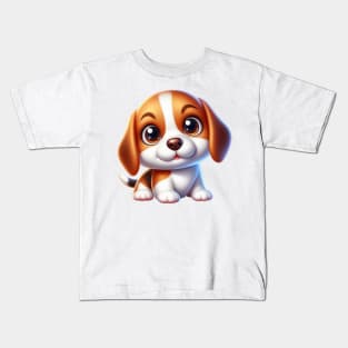 Cute Beagle Kids T-Shirt